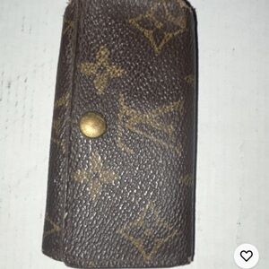 Louis Vuitton Brown Monogram Canvas Snap Key Case